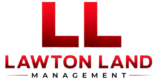 Lawton Land Management (Black Logo)